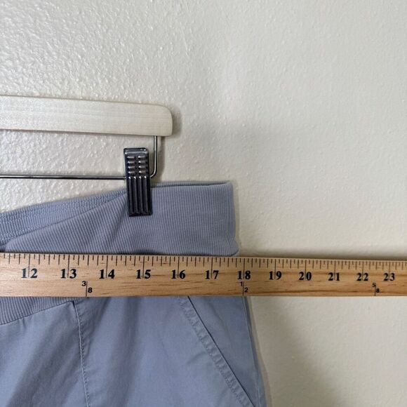 Eileen Fisher Pants Women's Large Gray Cropped Capri Pockets Drawstring - Picture 5 of 10